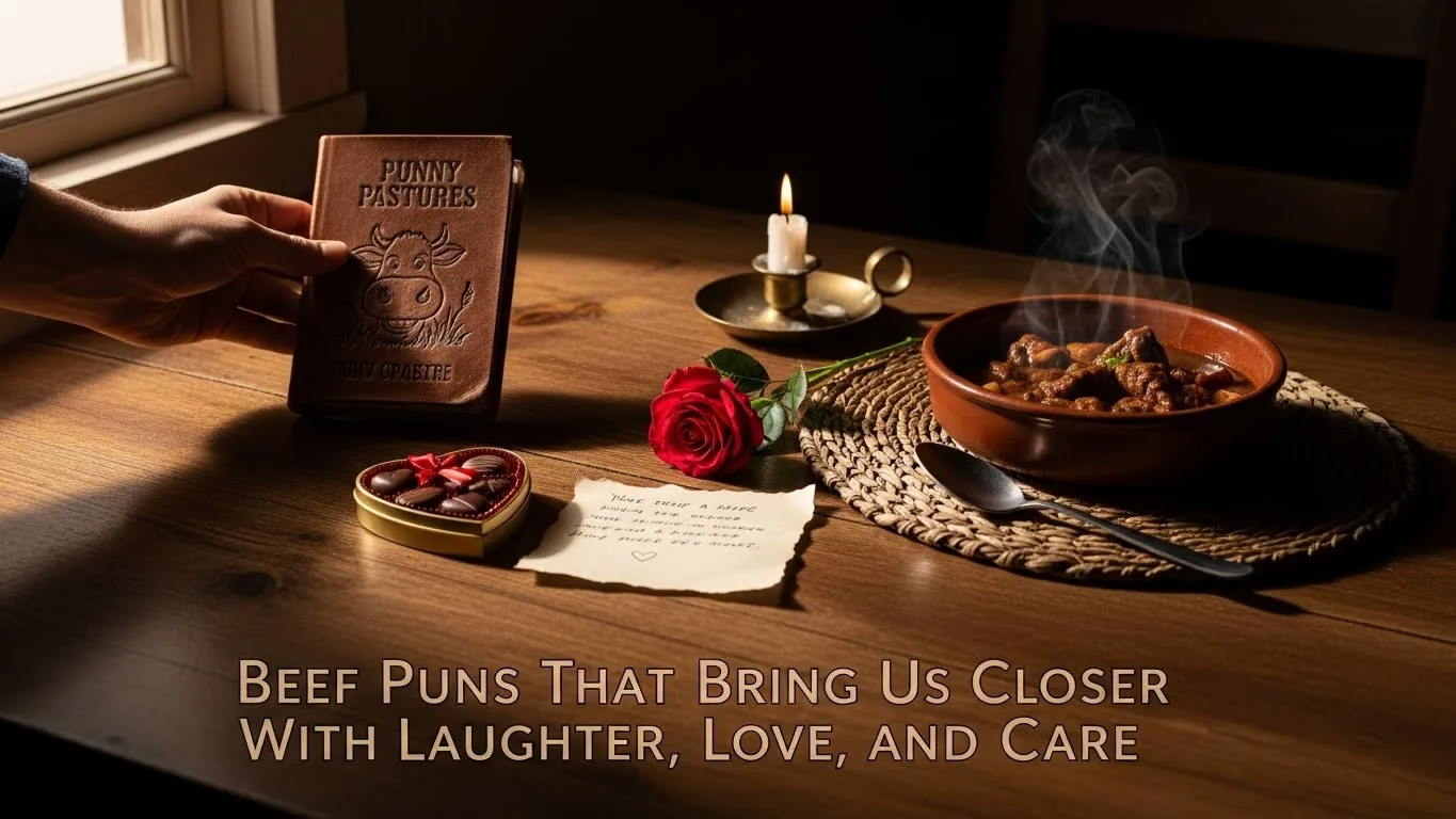 Beef Puns That Bring Us Closer With Laughter, Love, and Care - Gramarlee