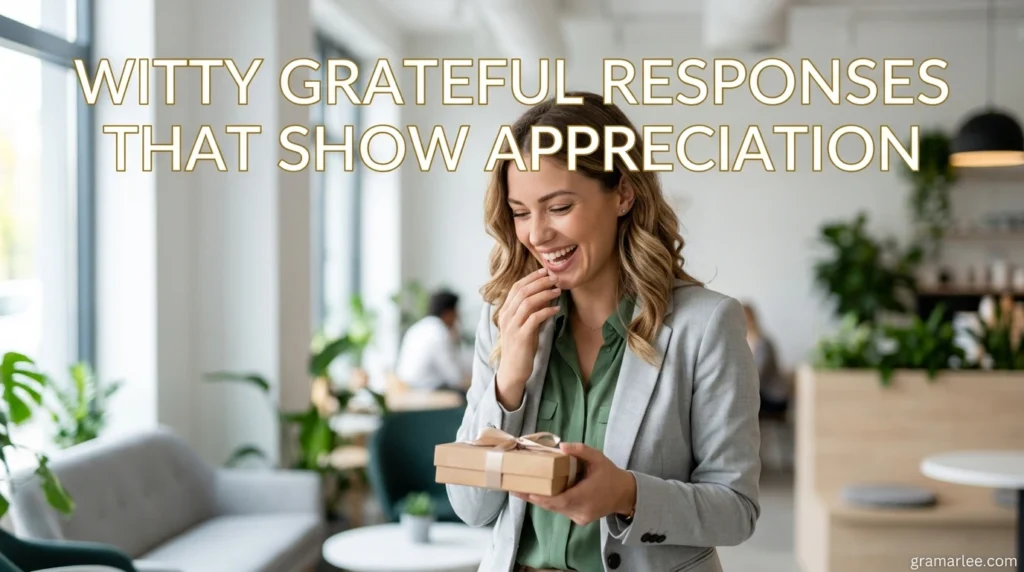 Grateful Responses That Show Appreciation