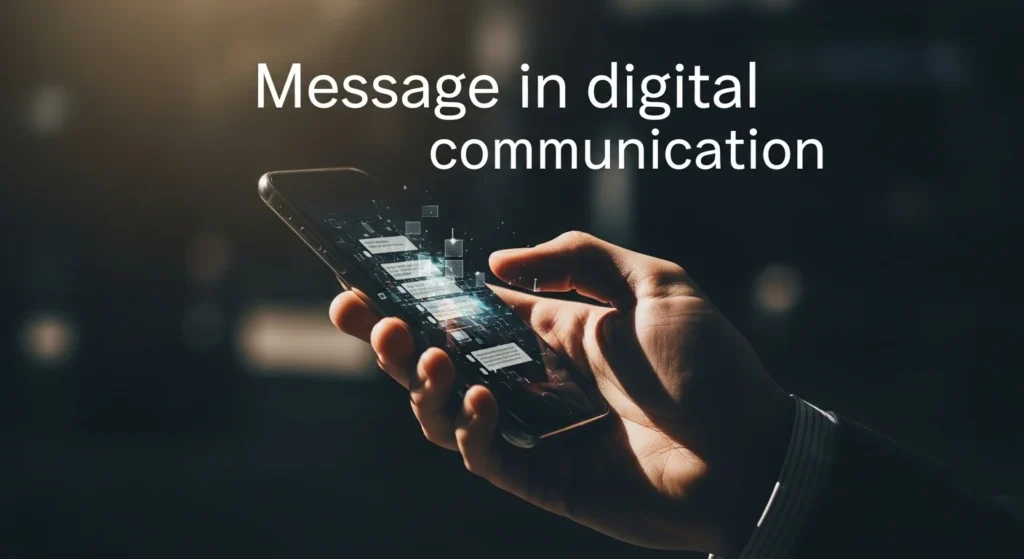 Message in digital communication