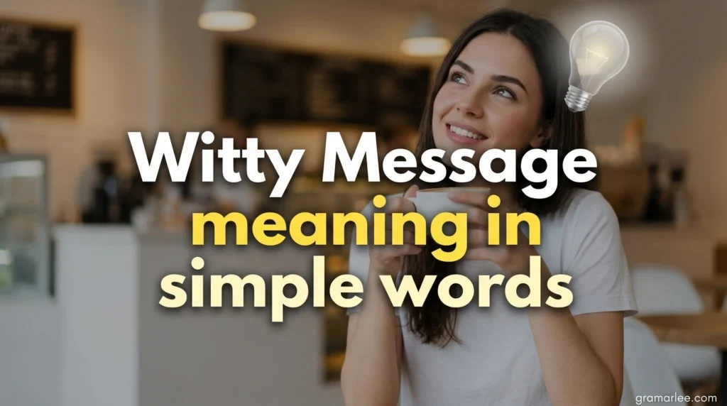 Message meaning in simple words