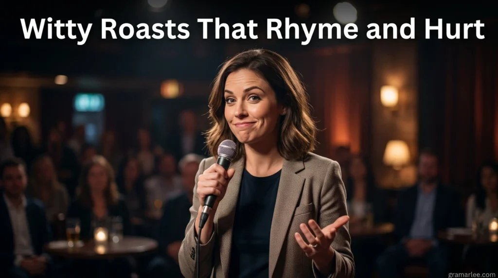 Witty Roasts That Rhyme and Hurt
