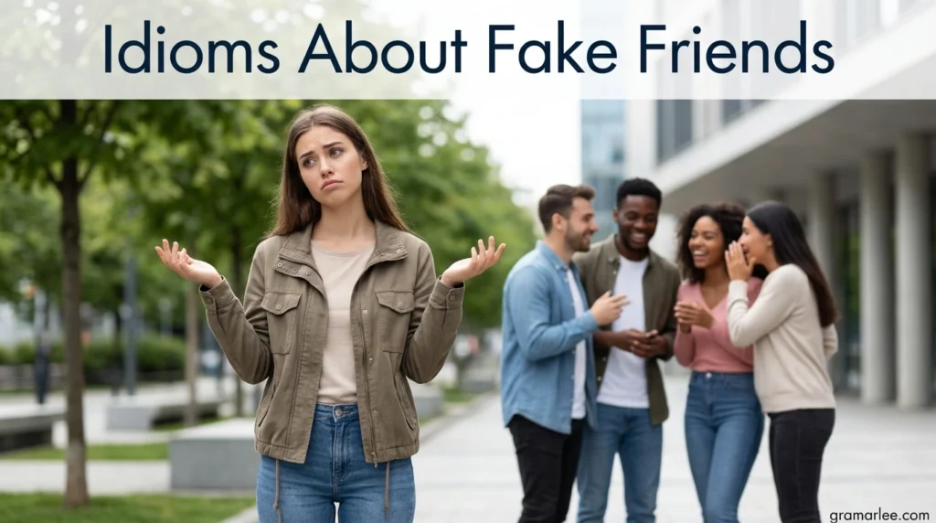 Idioms About Fake Friends