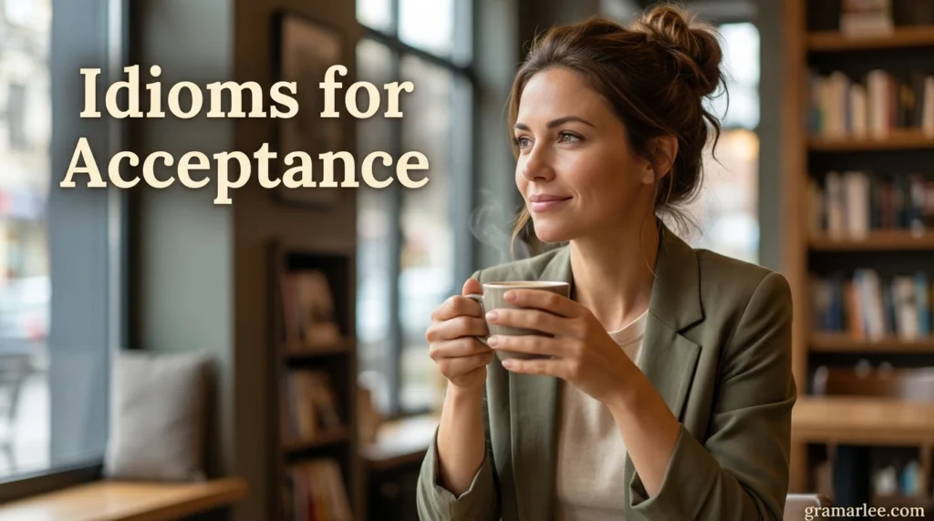 Idioms for Acceptance