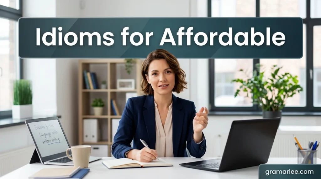 Idioms for Affordable