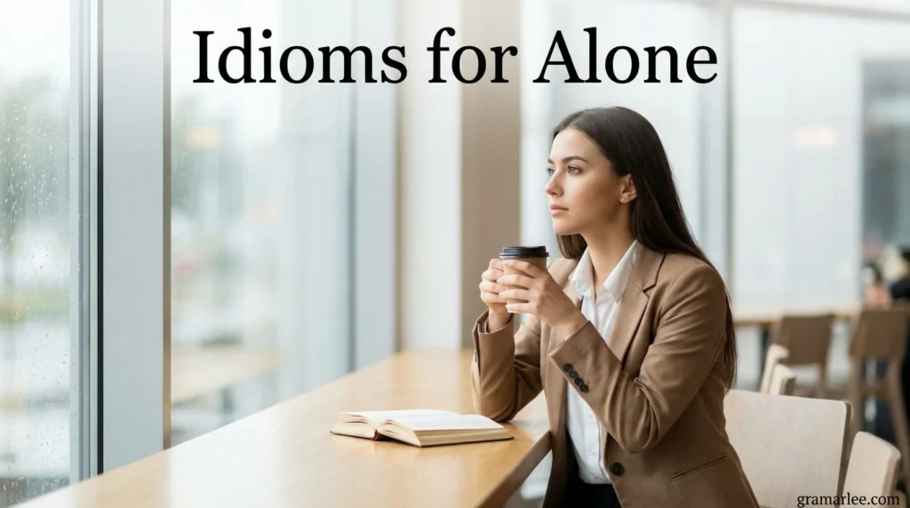 Idioms for Alone