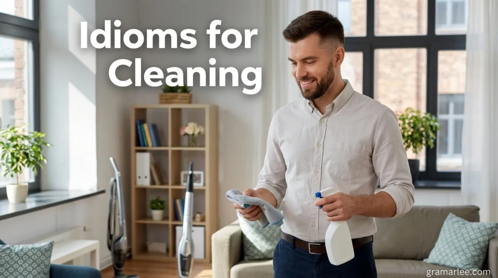 Idioms for Cleaning