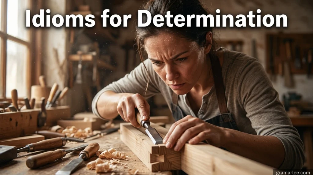 Idioms for Determination