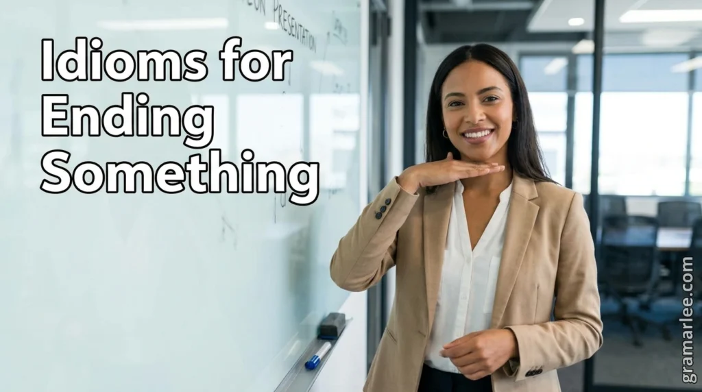 Idioms for Ending Something