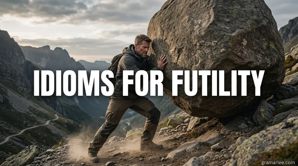 Idioms for Futility