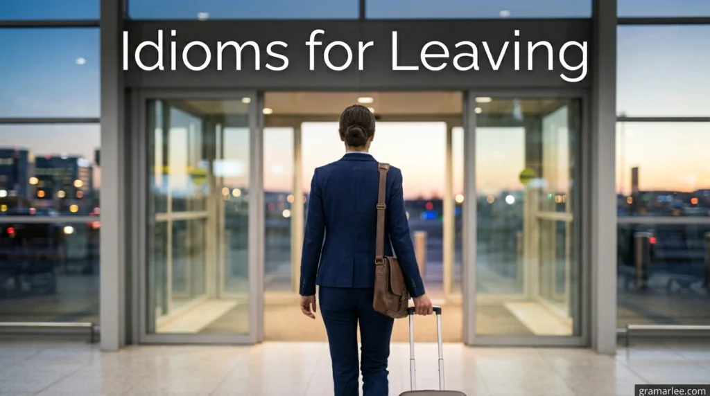 Idioms for Leaving