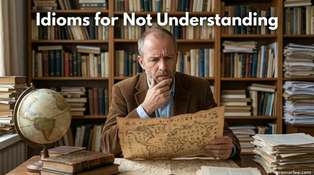 Idioms for Not Understanding