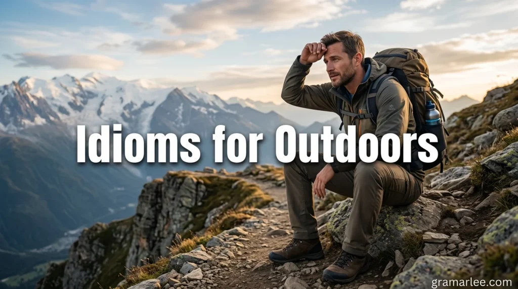 Idioms for Outdoors