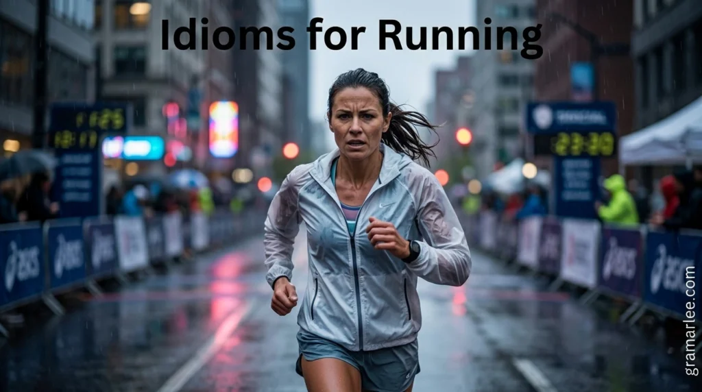 Idioms for Running