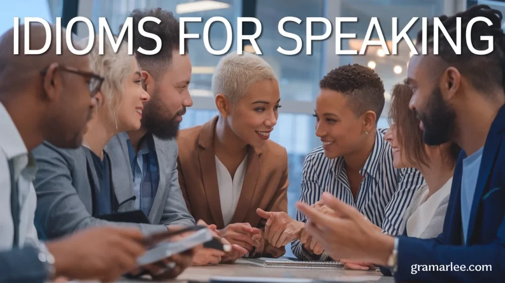Idioms for Speaking