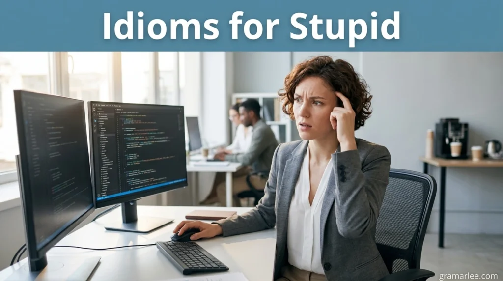 Idioms for Stupid