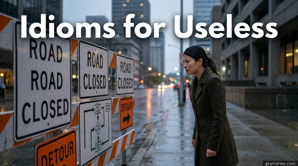 Idioms for Useless