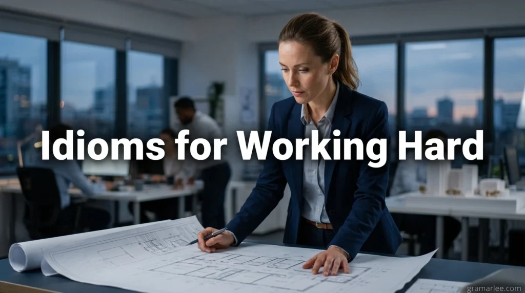 Idioms for Working Hard