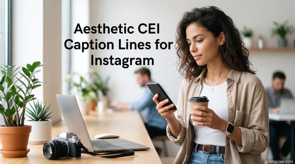 Aesthetic CEI Caption Lines for Instagram