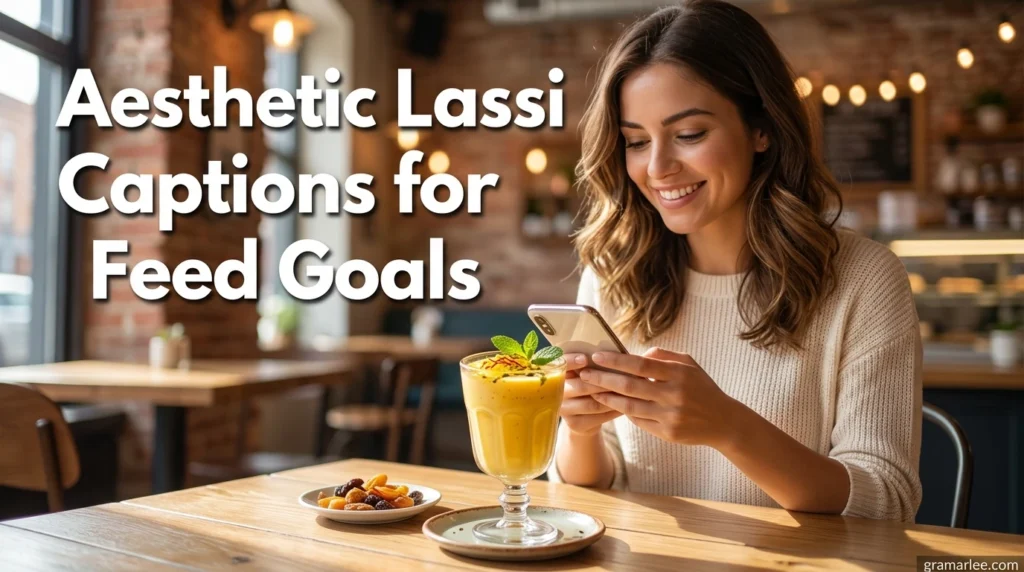 Aesthetic Lassi Captions for Feed Goals