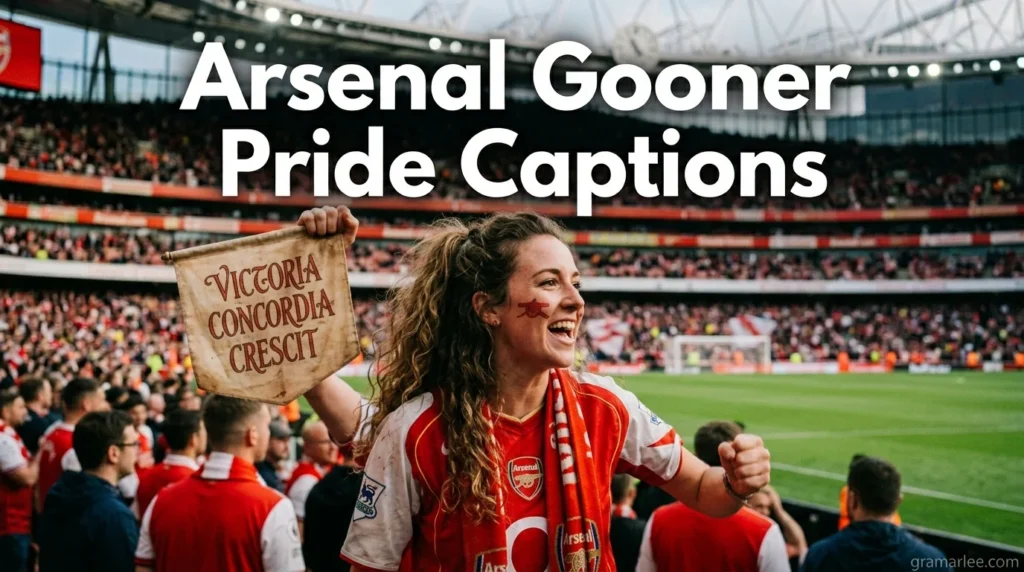 Arsenal Gooner Pride Captions