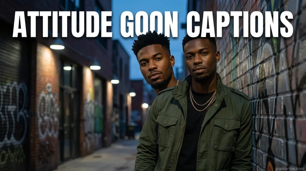 Attitude Goon Captions