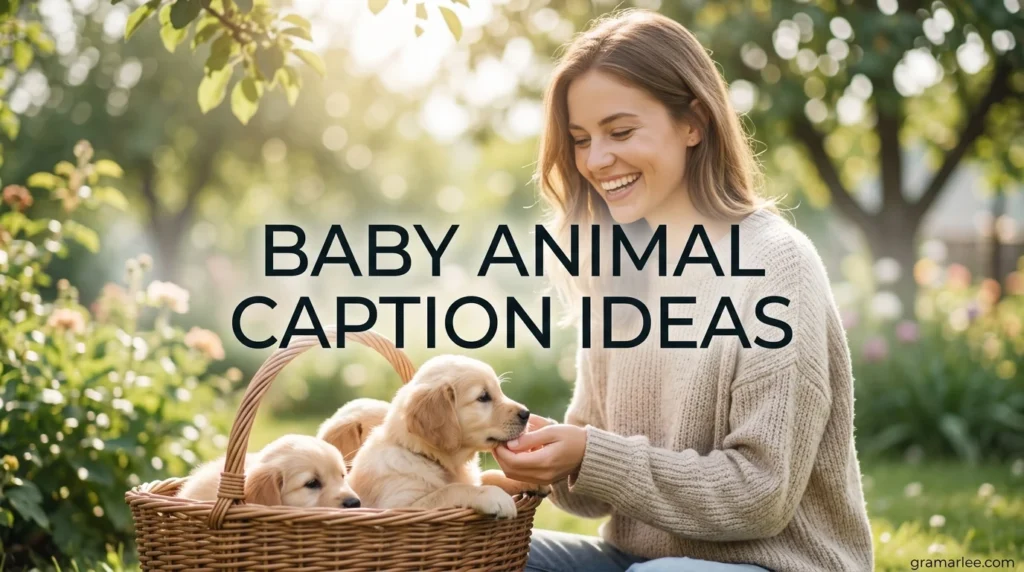 Baby Animal Caption Ideas