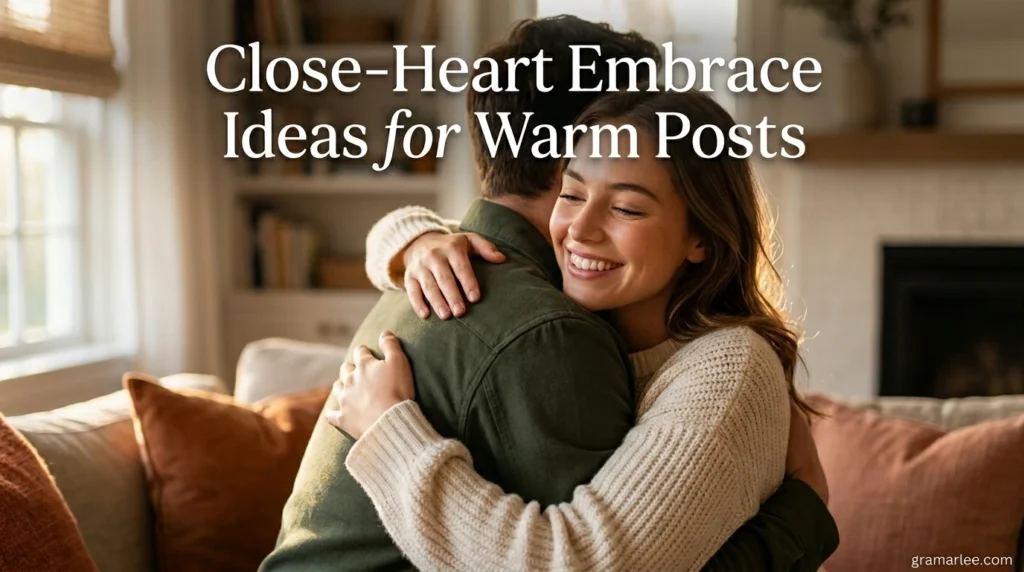Close-Heart Embrace Ideas for Warm Posts