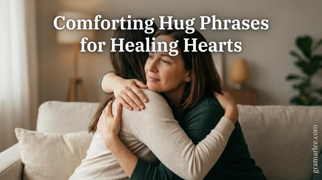 Comforting Hug Phrases for Healing Hearts