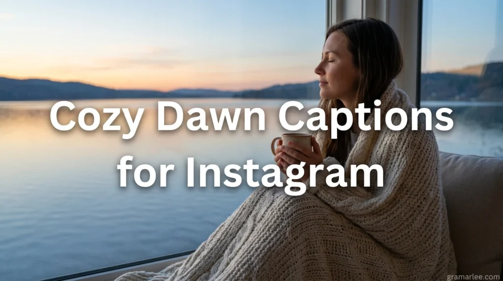 Cozy Dawn Captions for Instagram
