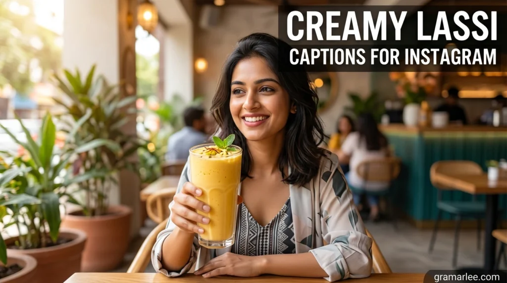 Creamy Lassi Captions for Instagram