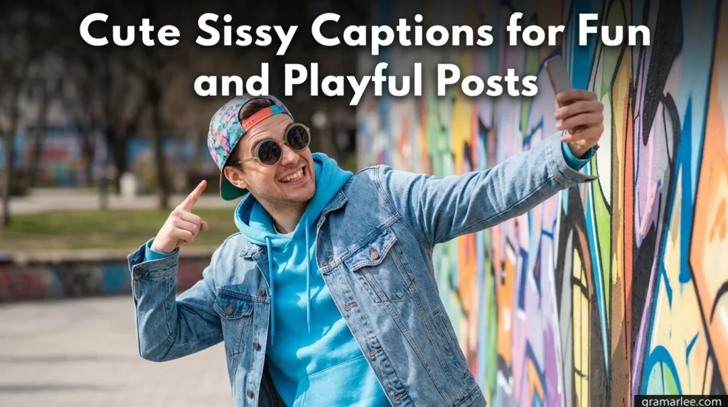 Cute Sissy Captions for Fun and Playful Posts