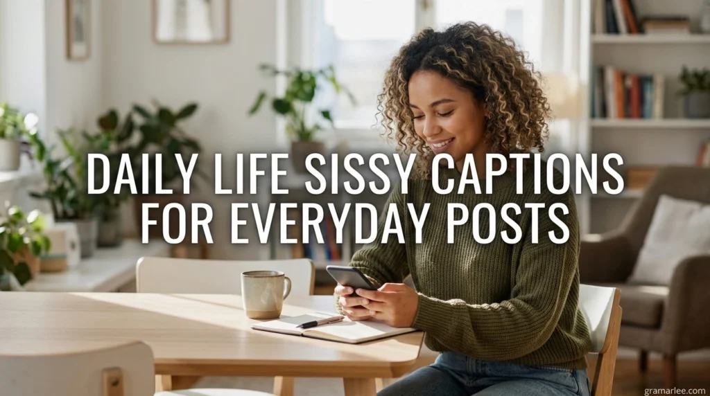 Daily Life Sissy Captions for Everyday Posts