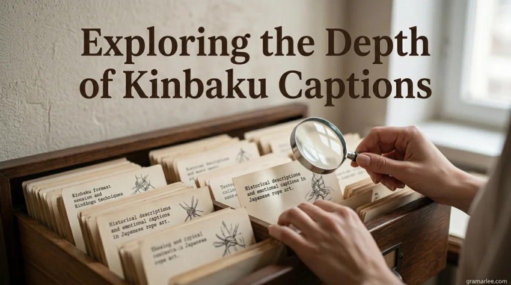 Exploring the Depth of Kinbaku Captions