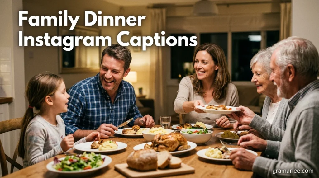 Family Dinner Instagram Captions