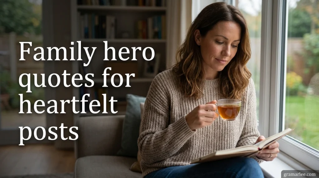 Family hero quotes for heartfelt posts