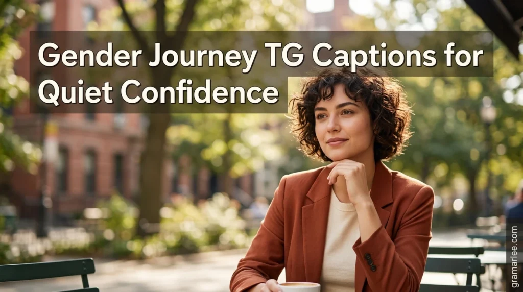 Gender Journey TG Captions for Quiet Confidence