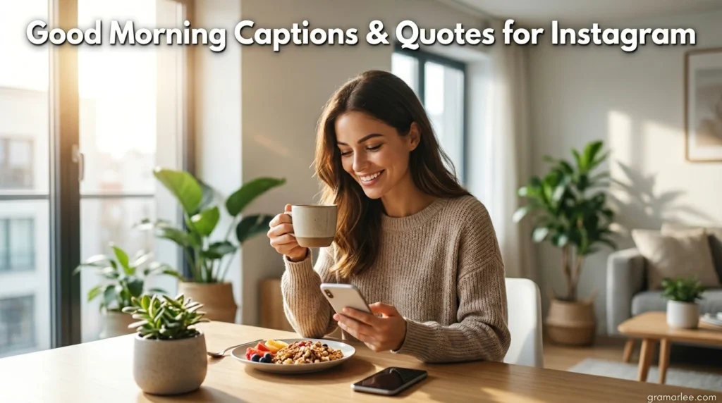 Good Morning Captions & Quotes for Instagram