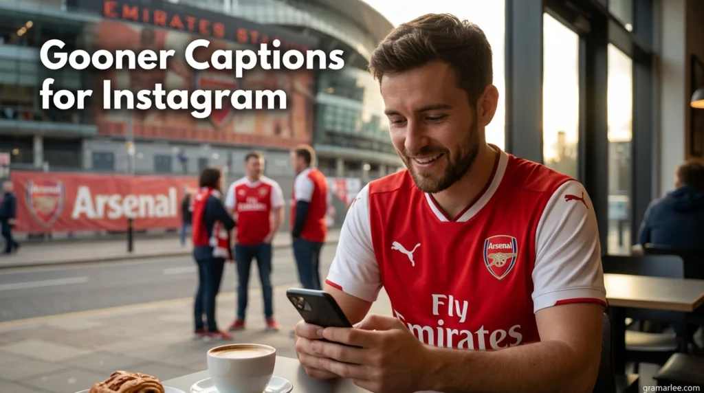 Gooner Captions for Instagram