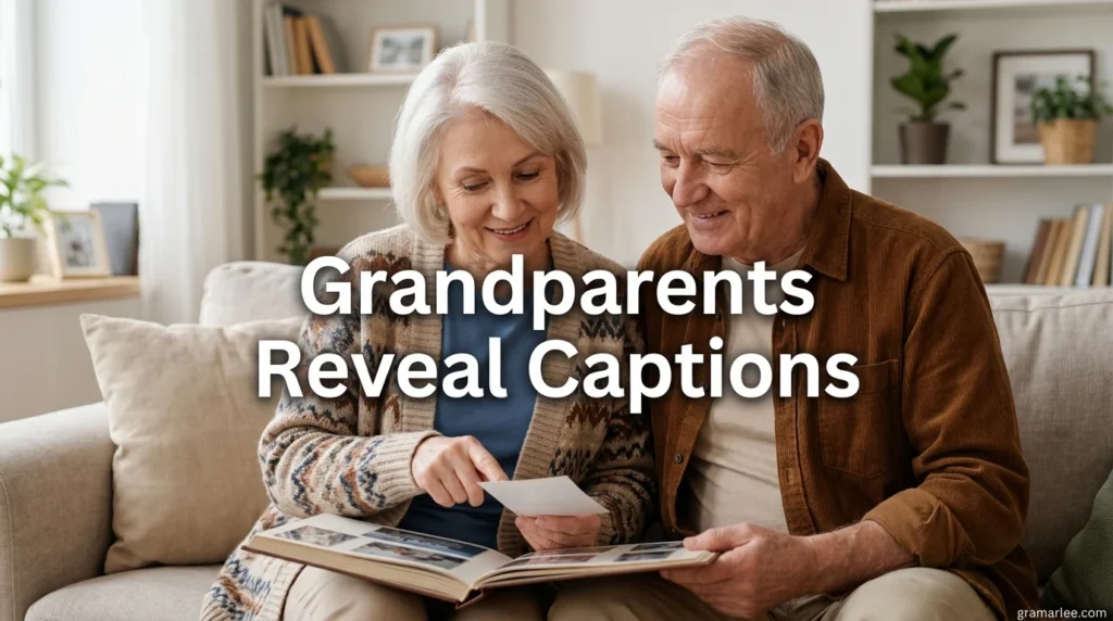 Grandparents Reveal Captions