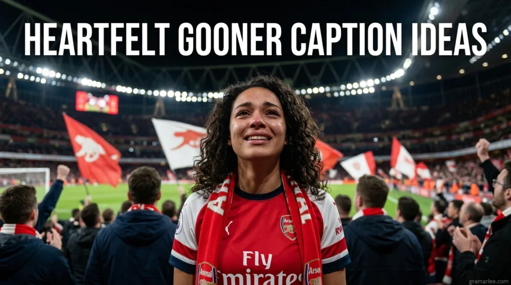 Heartfelt Gooner Caption Ideas