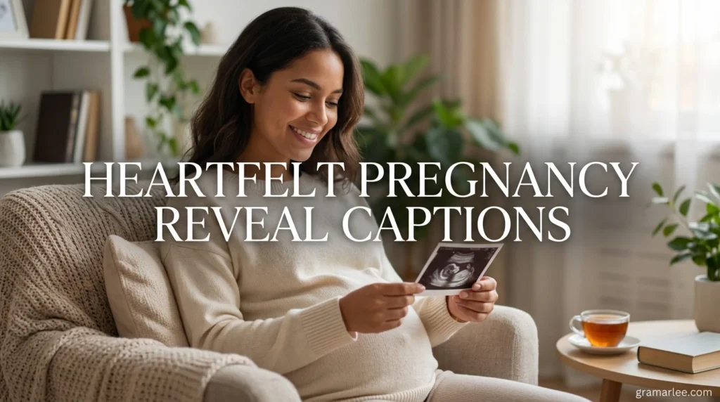Heartfelt Pregnancy Reveal Captions