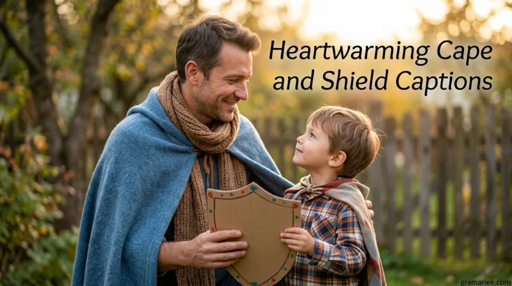 Heartwarming Cape and Shield Captions