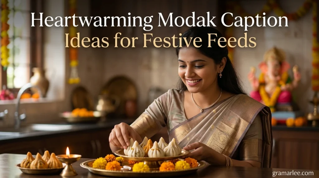 Heartwarming Modak Caption Ideas for Festive Feeds