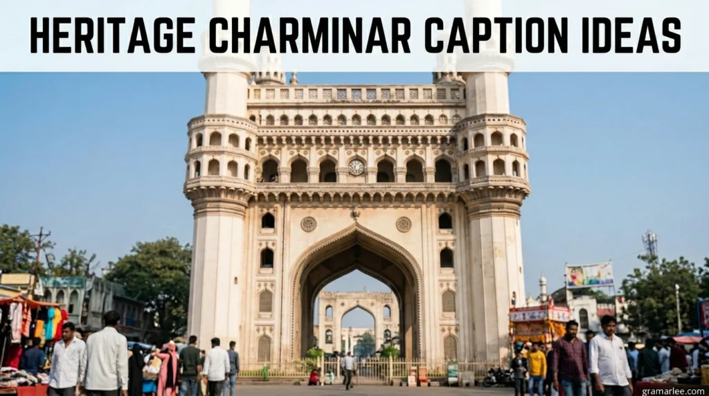 Heritage Charminar caption ideas