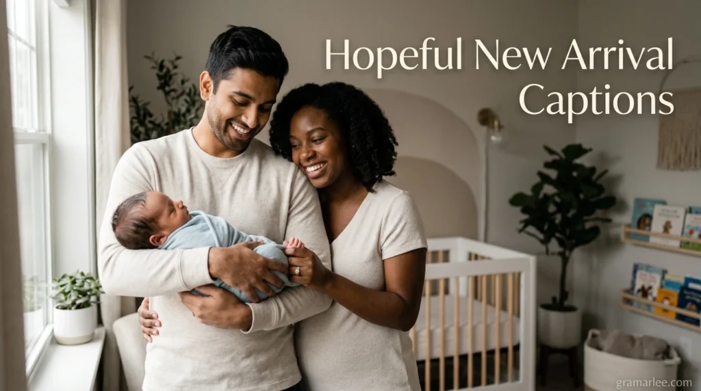 Hopeful New Arrival Captions