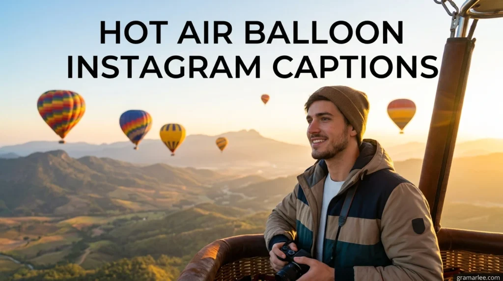 Hot Air Balloon Instagram Captions