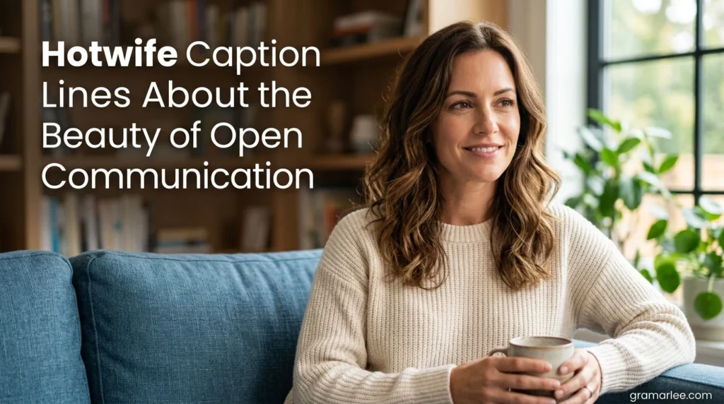 Hotwife Caption Lines About the Beauty of Open Communication