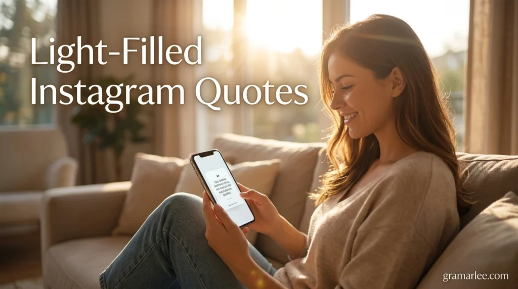 Light-Filled Instagram Quotes