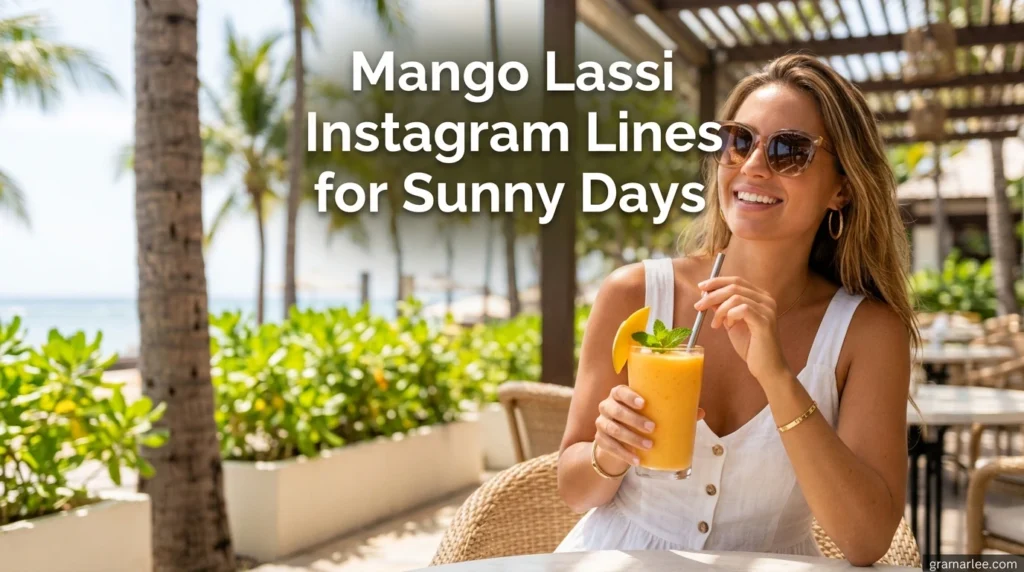 Mango Lassi Instagram Lines for Sunny Days