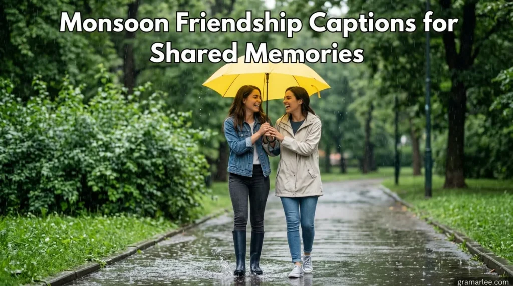 Monsoon Friendship Captions for Shared Memories